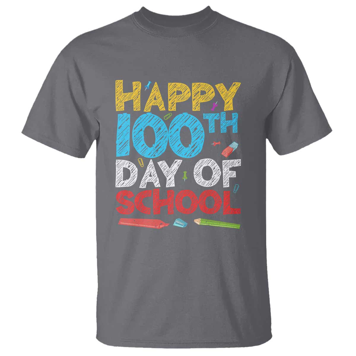 100 Days of School Celebration T Shirt Happy 100th Day - Wonder Print Shop