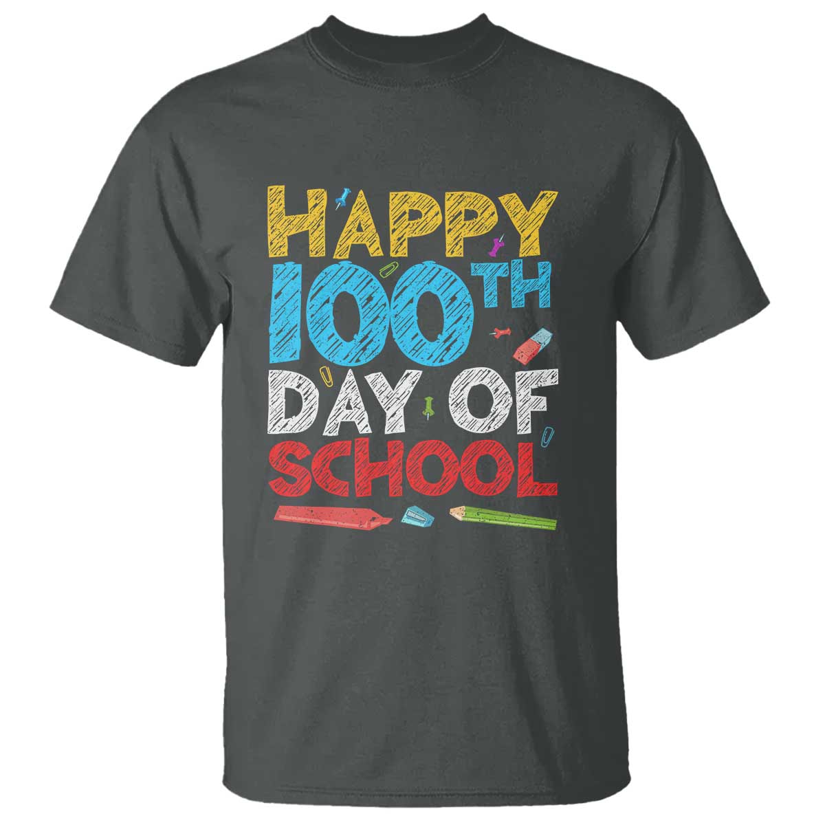 100 Days of School Celebration T Shirt Happy 100th Day - Wonder Print Shop