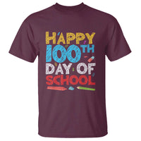 100 Days of School Celebration T Shirt Happy 100th Day - Wonder Print Shop