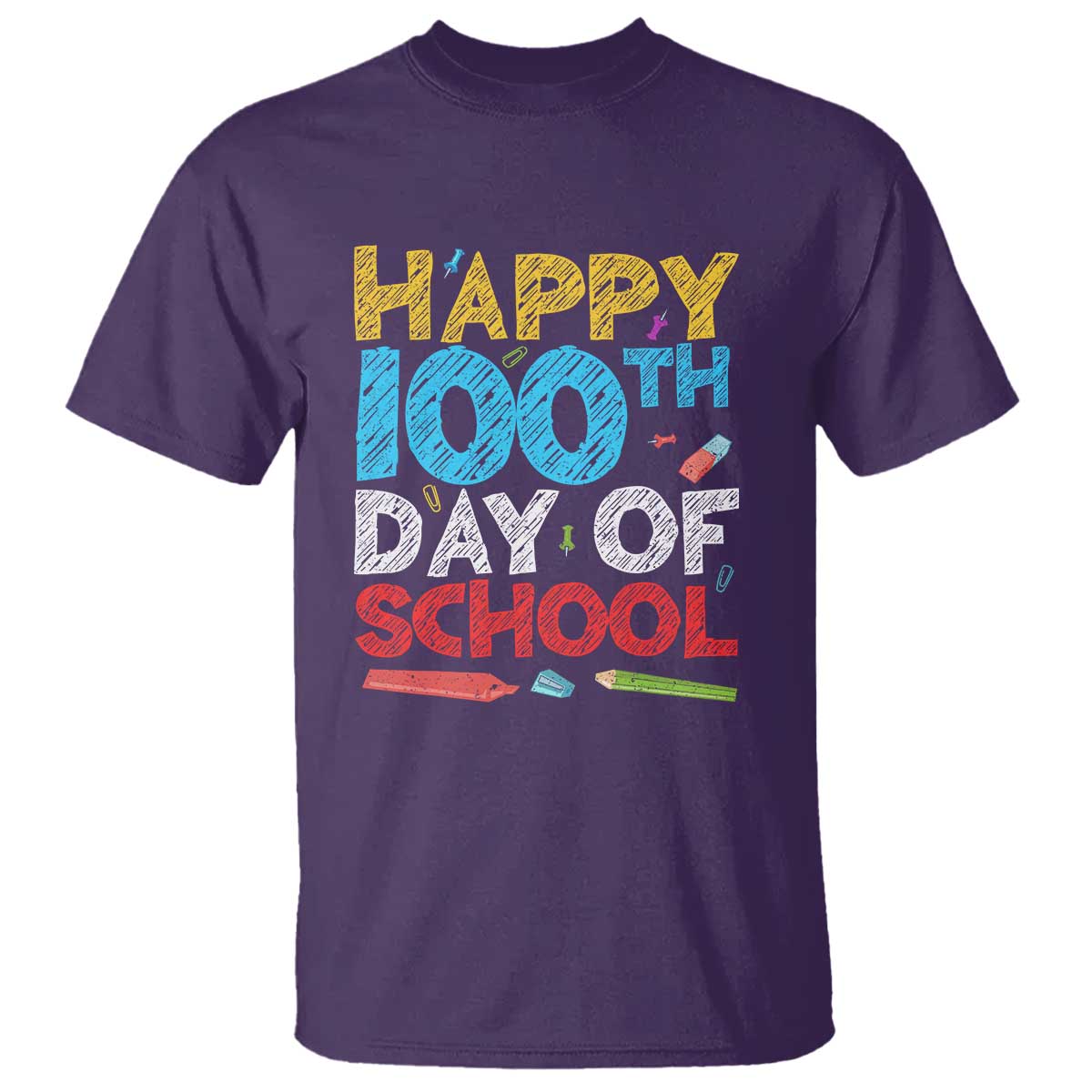100 Days of School Celebration T Shirt Happy 100th Day - Wonder Print Shop
