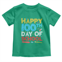 100 Days of School Celebration Toddler T Shirt Happy 100th Day Student Teacher Gift