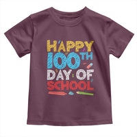 100 Days of School Celebration Toddler T Shirt Happy 100th Day Student Teacher Gift