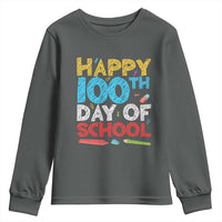 100 Days of School Celebration Youth Sweatshirt Happy 100th Day Student Teacher Gift