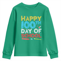 100 Days of School Celebration Youth Sweatshirt Happy 100th Day Student Teacher Gift