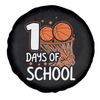 100 Days of Rocking School Basketball Spare Tire Cover Cool Kids Sports Gift
