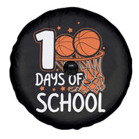 100 Days of Rocking School Basketball Spare Tire Cover Cool Kids Sports Gift