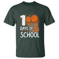100th Day of School T Shirt Basketball Theme for Kids - Wonder Print Shop