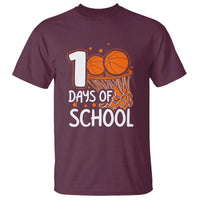 100th Day of School T Shirt Basketball Theme for Kids - Wonder Print Shop