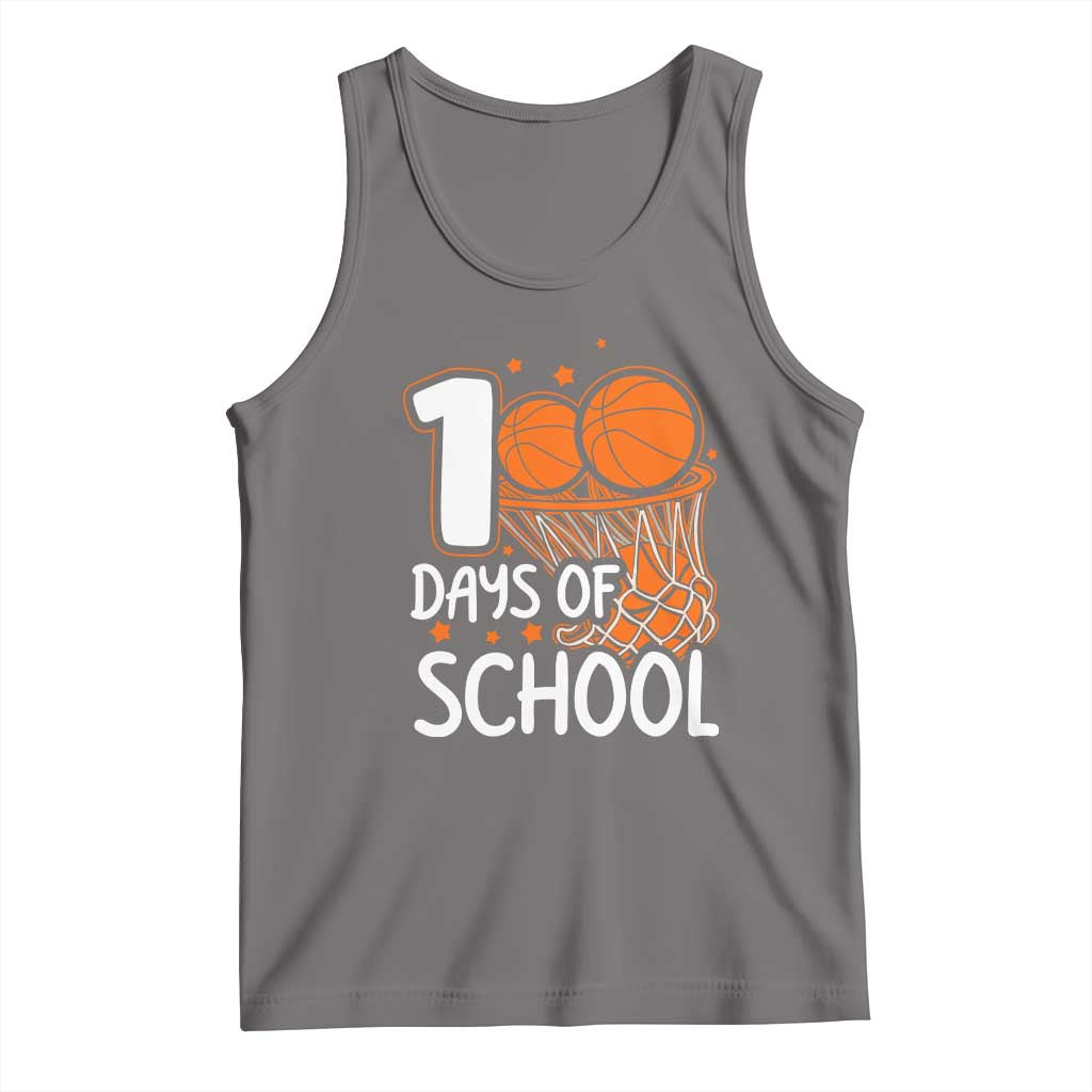 100 Days of Rocking School Basketball Tank Top Cool Kids Sports Gift
