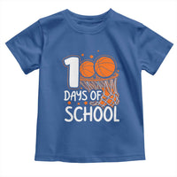 100 Days of Rocking School Basketball Toddler T Shirt Cool Kids Sports Gift