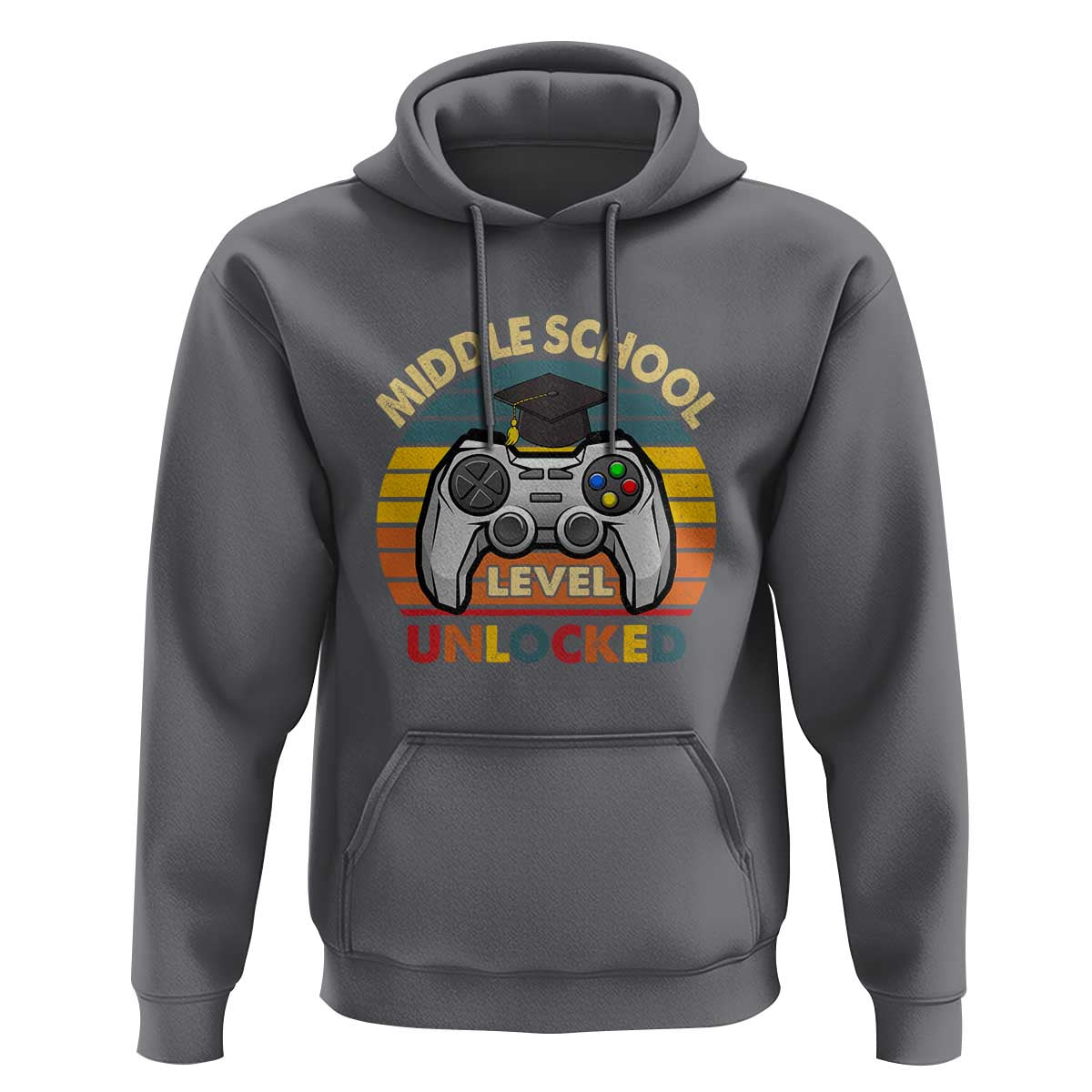 Middle School Level Unlocked Hoodie Happy First Day of Middle School - Wonder Print Shop