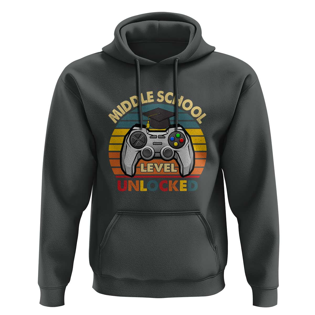 Middle School Level Unlocked Hoodie Happy First Day of Middle School - Wonder Print Shop