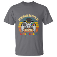 Middle School Level Unlocked T Shirt Happy First Day of Middle School - Wonder Print Shop