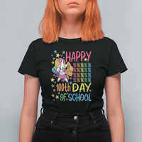 Happy 100th Day of School Unicorn T Shirt For Women Celebration Design