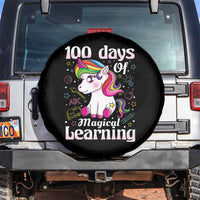 Magical Unicorn 100th Day of School Spare Tire Cover Cute Girls Celebration Gift