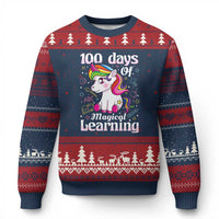 Magical Unicorn 100th Day of School Ugly Christmas Sweater Cute Girls Celebration Gift