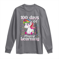 Magical Unicorn 100th Day of School Long Sleeve Shirt Cute Girls Celebration Gift
