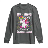 Magical Unicorn 100th Day of School Long Sleeve Shirt Cute Girls Celebration Gift