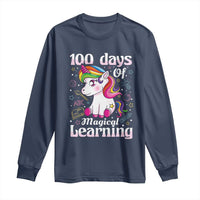 Magical Unicorn 100th Day of School Long Sleeve Shirt Cute Girls Celebration Gift