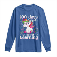 Magical Unicorn 100th Day of School Long Sleeve Shirt Cute Girls Celebration Gift