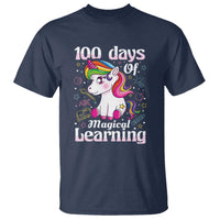 100th Day of School Unicorn T Shirt Girls 100 Days Celebration - Wonder Print Shop