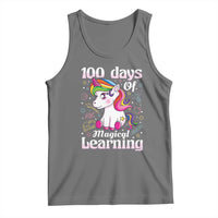 Magical Unicorn 100th Day of School Tank Top Cute Girls Celebration Gift