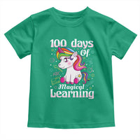 Magical Unicorn 100th Day of School Toddler T Shirt Cute Girls Celebration Gift
