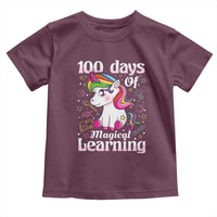 Magical Unicorn 100th Day of School Toddler T Shirt Cute Girls Celebration Gift