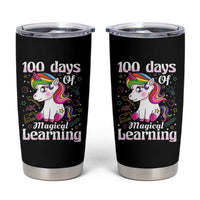 Magical Unicorn 100th Day of School Tumbler Cup Cute Girls Celebration Gift