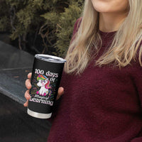 Magical Unicorn 100th Day of School Tumbler Cup Cute Girls Celebration Gift