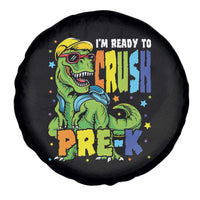 I am Ready To Crush Pre-K Dinosaur Spare Tire Cover Cool First Day of School Boy