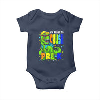 I am Ready To Crush Pre-K Dinosaur Baby Onesie Cool First Day of School Boy