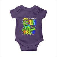 I am Ready To Crush Pre-K Dinosaur Baby Onesie Cool First Day of School Boy