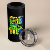 I am Ready To Crush Pre-K Dinosaur 4 in 1 Can Cooler Tumbler Cool First Day of School Boy