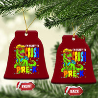 I am Ready To Crush Pre-K Dinosaur Ceramic Ornament Cool First Day of School Boy