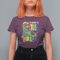 Dinosaur Pre-K T Shirt For Women I'm Ready To Crush Pre-K, 1st Day of School Boy