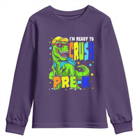 I am Ready To Crush Pre-K Dinosaur Youth Sweatshirt Cool First Day of School Boy