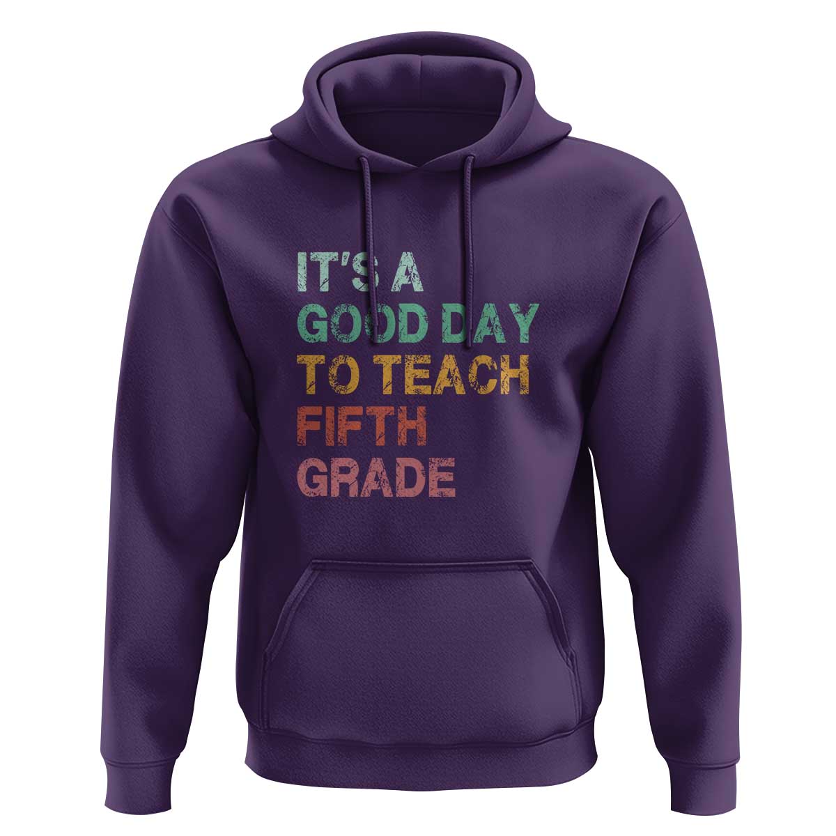 It's A Good Day To Teach 5th Grade Hoodie Vintage Back to School - Wonder Print Shop
