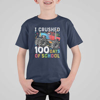 100 Days of School Monster Truck T Shirt For Kid Boys 100th Day Celebration