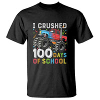 100 Days of School Monster Truck T Shirt Boys 100th Day Celebration - Wonder Print Shop