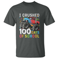 100 Days of School Monster Truck T Shirt Boys 100th Day Celebration - Wonder Print Shop