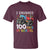 100 Days of School Monster Truck T Shirt Boys 100th Day Celebration - Wonder Print Shop