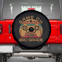 Game On First Day of 3rd Grade Spare Tire Cover Funny Gamer Back to School Kids Gift