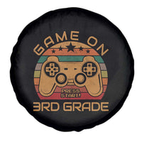 Game On First Day of 3rd Grade Spare Tire Cover Funny Gamer Back to School Kids Gift
