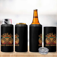 Game On First Day of 3rd Grade 4 in 1 Can Cooler Tumbler Funny Gamer Back to School Kids Gift