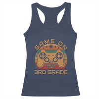 Game On First Day of 3rd Grade Racerback Tank Top Funny Gamer Back to School Kids Gift