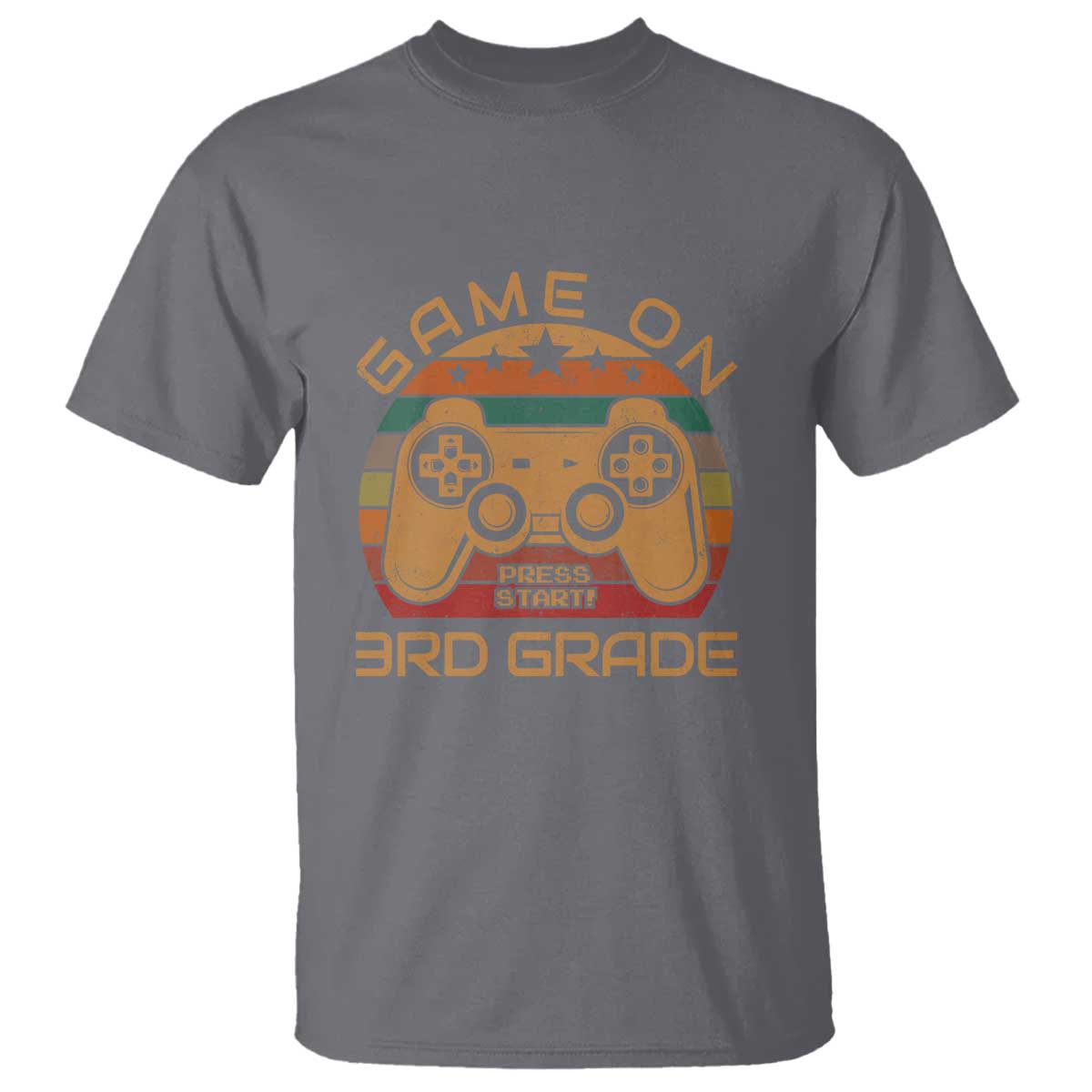First Day of 3rd Grade T Shirt Game On Gamer Back to School Gift - Wonder Print Shop