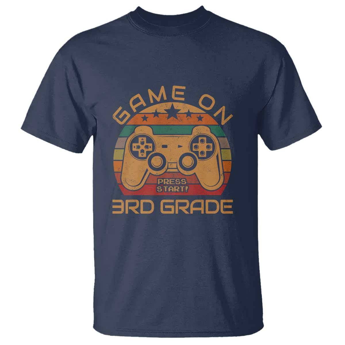 First Day of 3rd Grade T Shirt Game On Gamer Back to School Gift - Wonder Print Shop