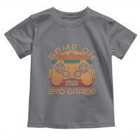 Game On First Day of 3rd Grade Toddler T Shirt Funny Gamer Back to School Kids Gift