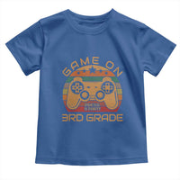 Game On First Day of 3rd Grade Toddler T Shirt Funny Gamer Back to School Kids Gift